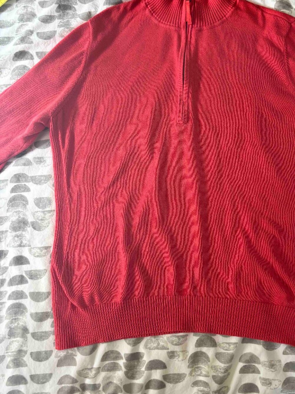 Foxcroft 100% cotton half zip